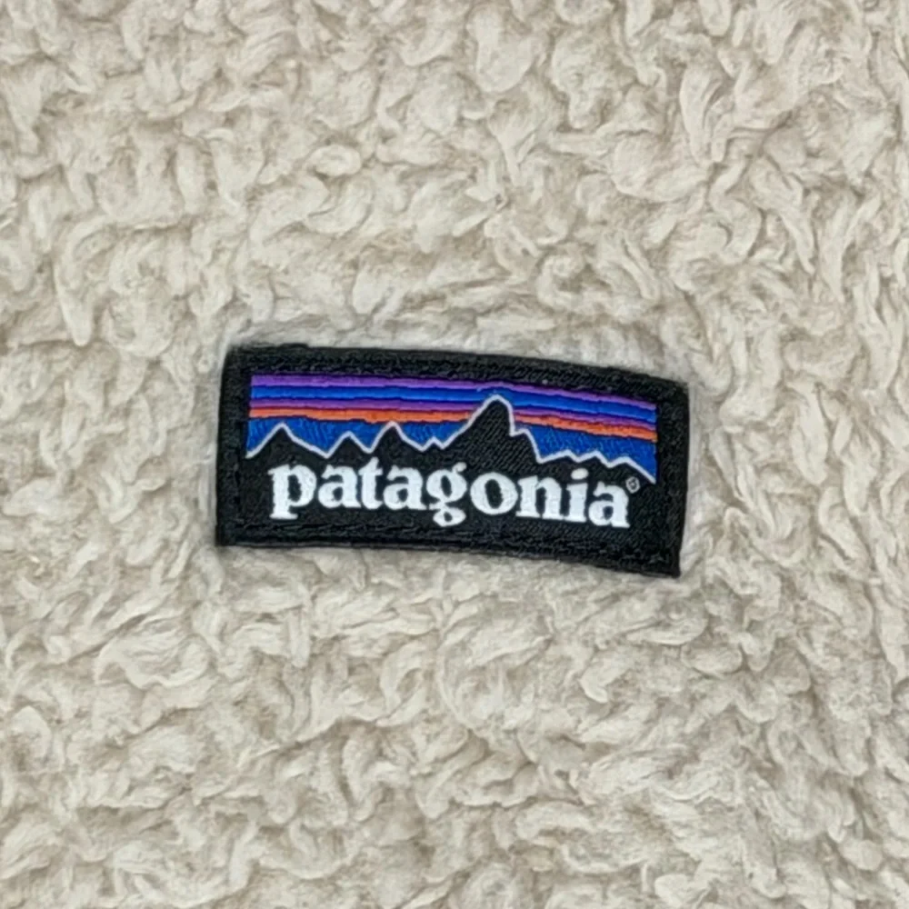 Patagonia Cream Vest Jacket Sherpa Outerwear Boys Kids Youth Coat Jacket